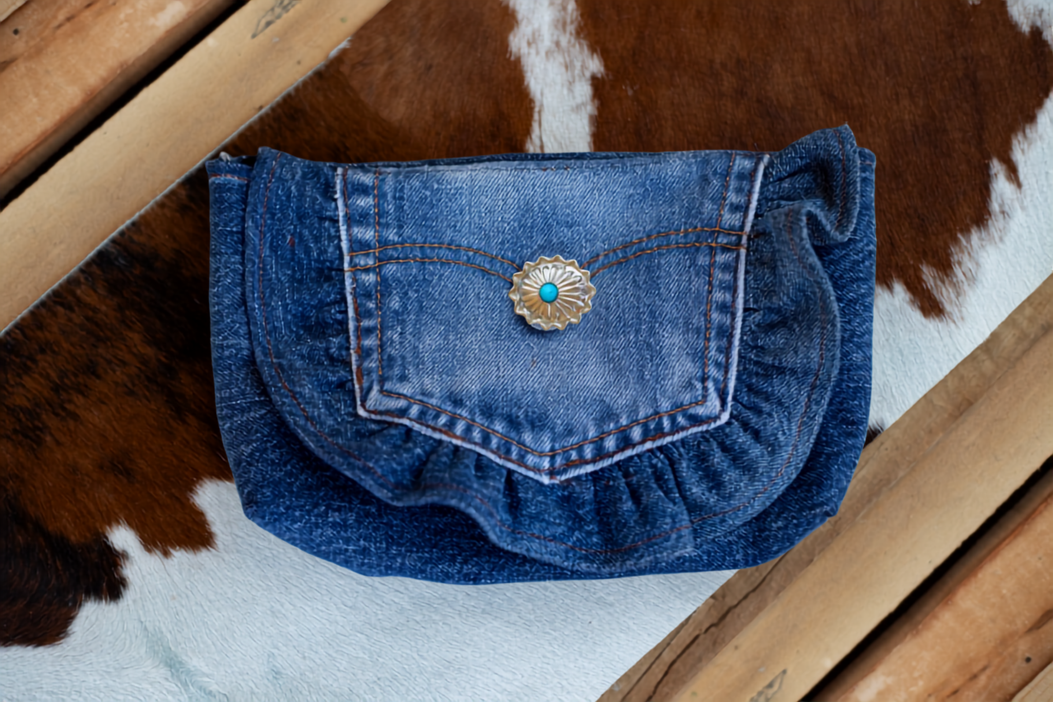 Blue Jean Baby Denim Clutch - Image 3