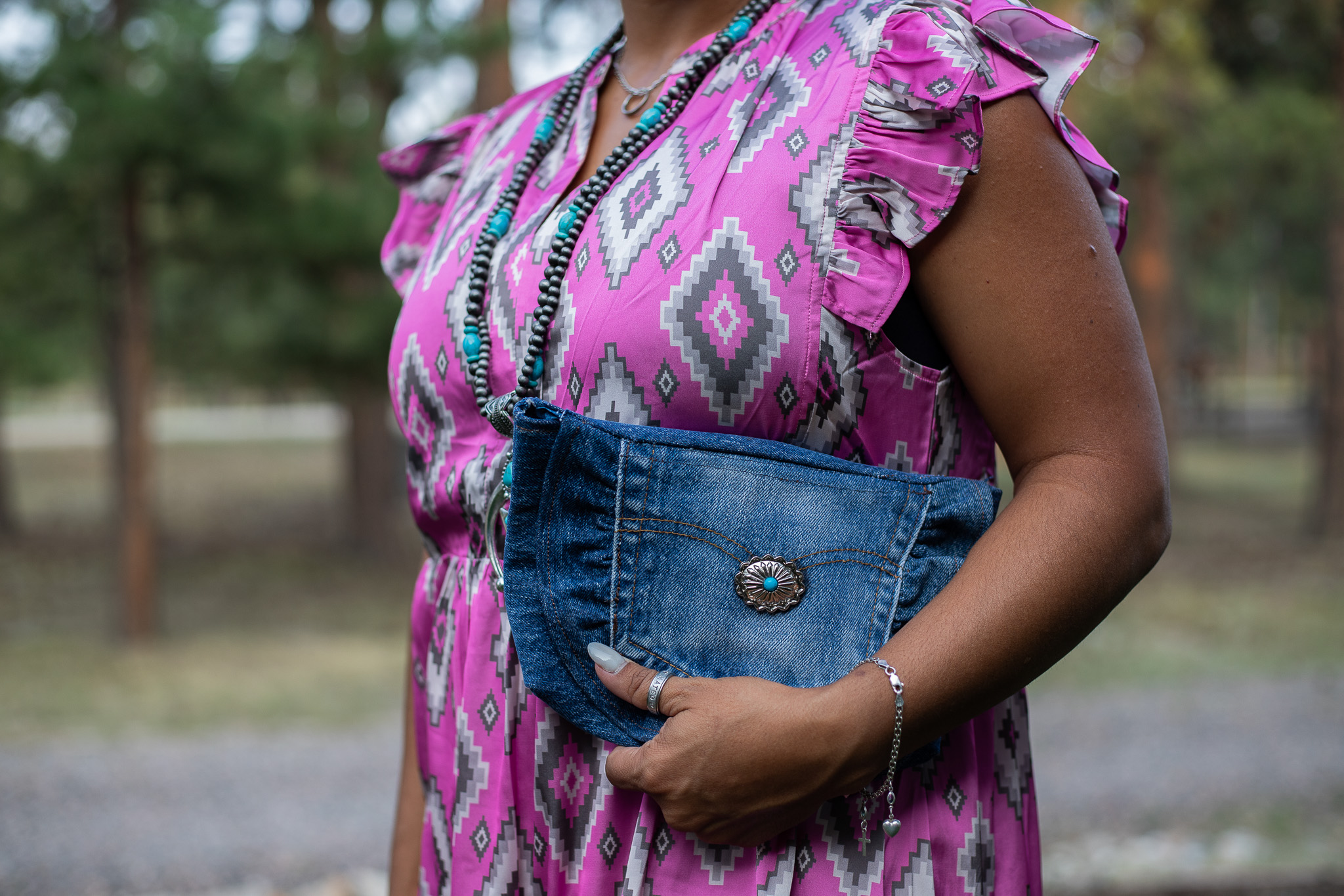 Blue Jean Baby Denim Clutch - Image 4