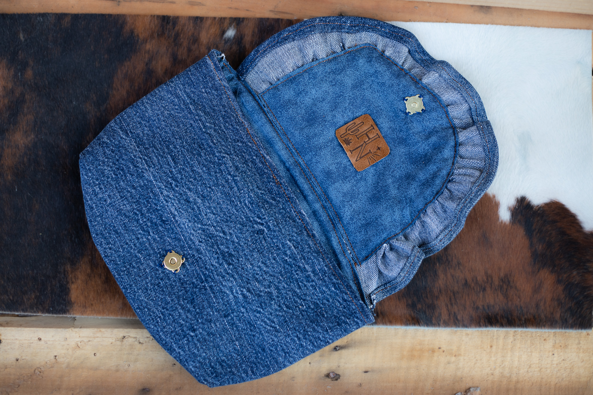 Blue Jean Baby Denim Clutch - Image 5