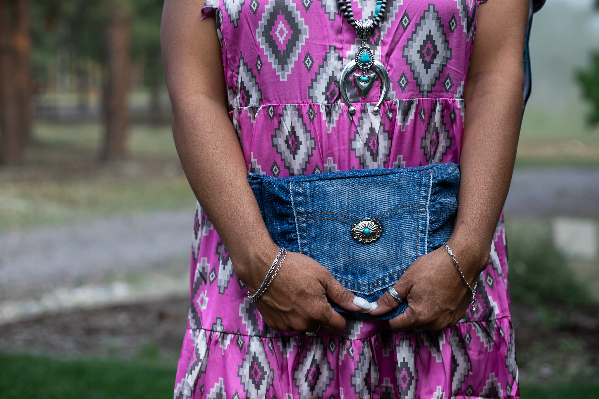 Blue Jean Baby Denim Clutch - Image 6