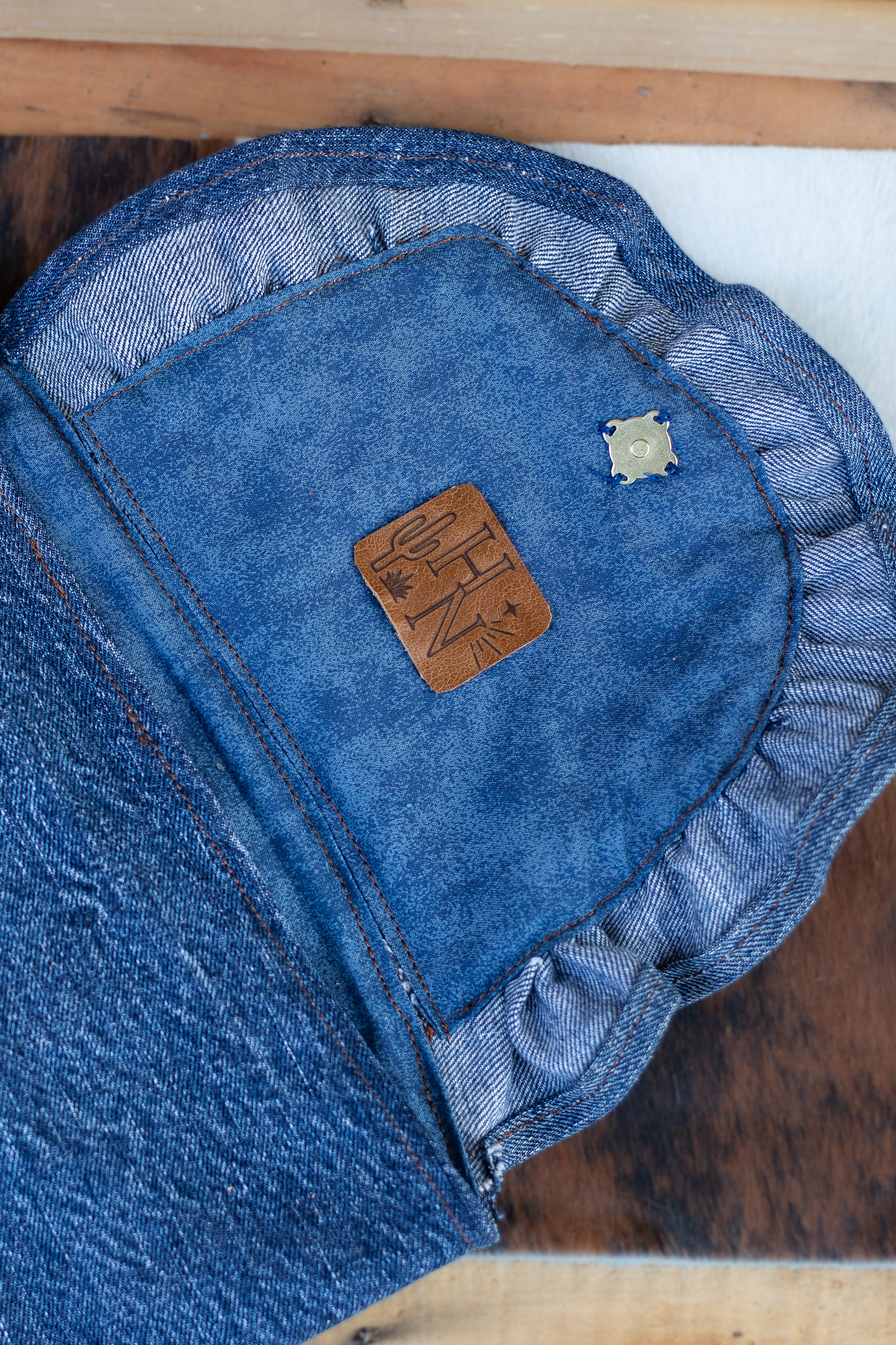 Blue Jean Baby Denim Clutch - Image 7