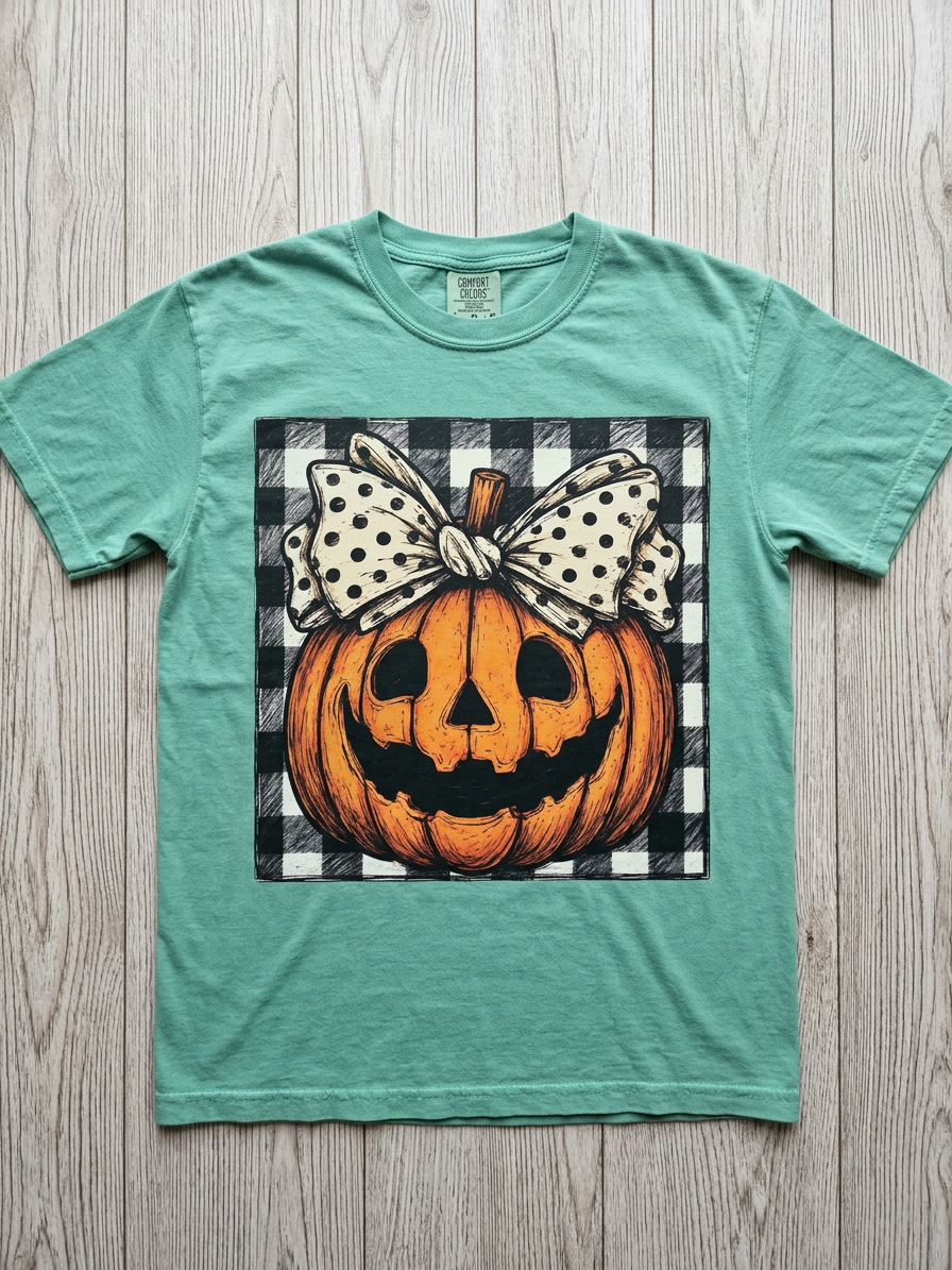 Patchwork Pumpkin Tee