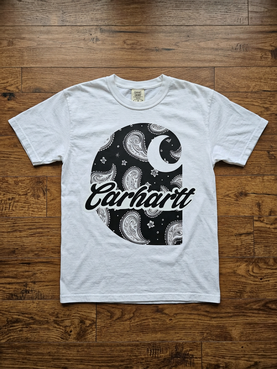 Black Bandana Carhartt Tee