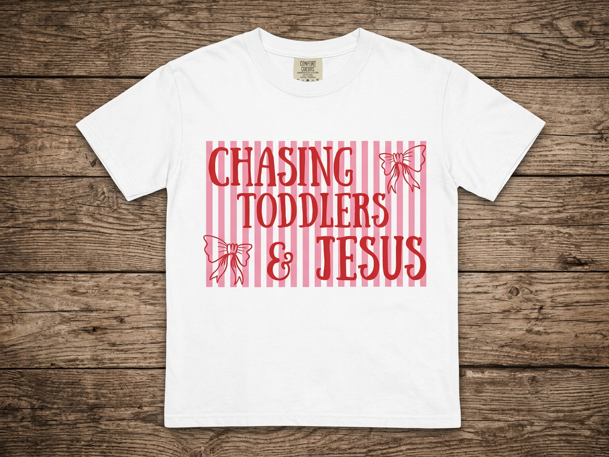 Chasing Toddlers & Jesus Tee
