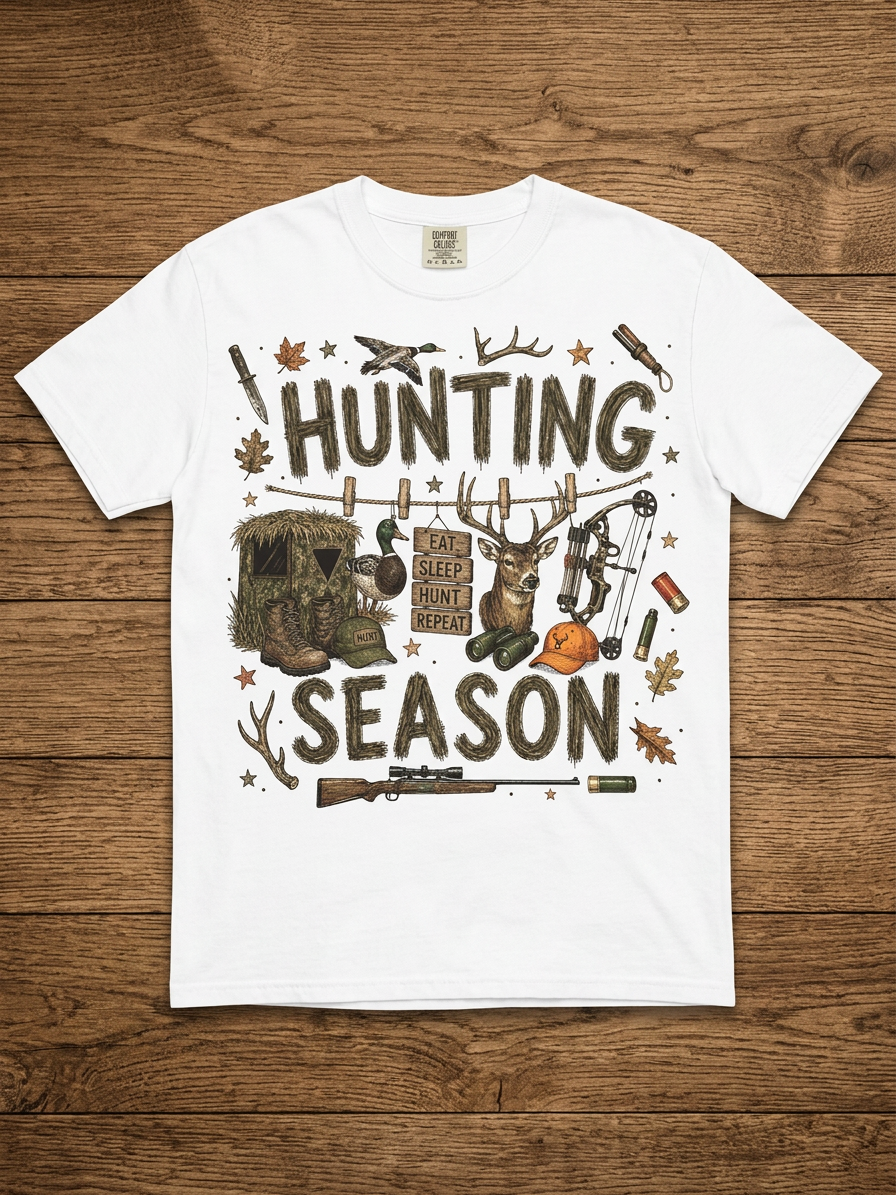 Eat Sleep Hunt Repeat Tee