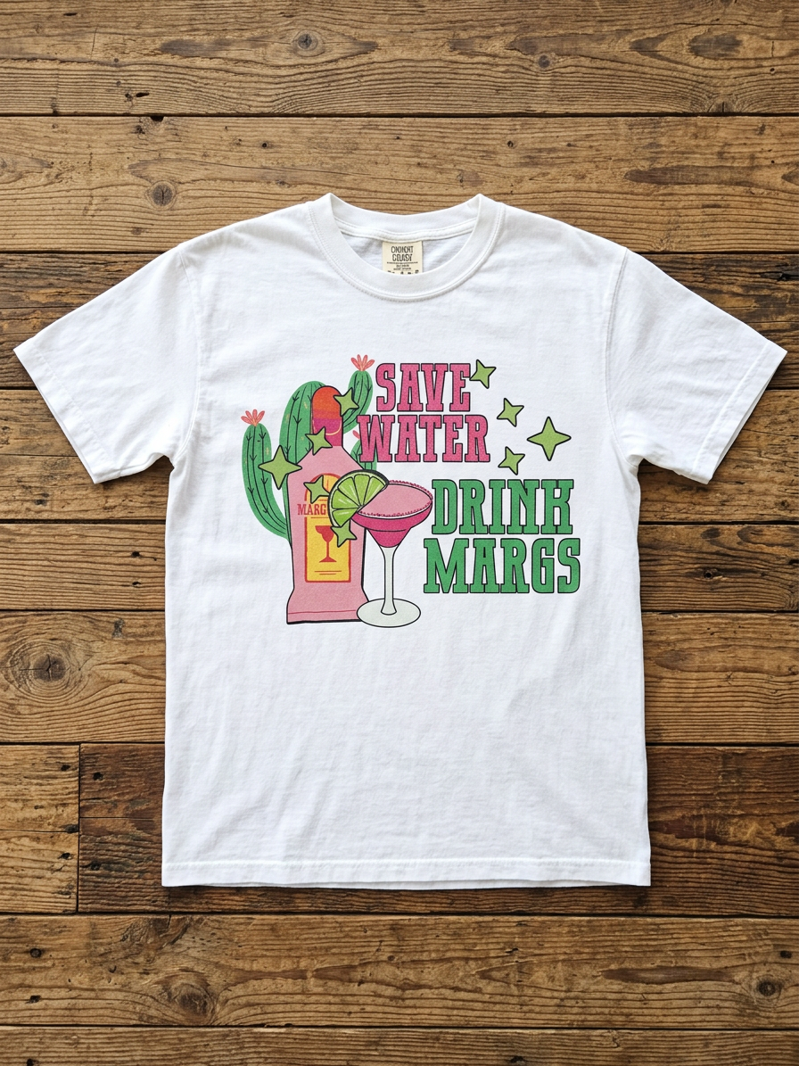Save Water Drink Margs Tee
