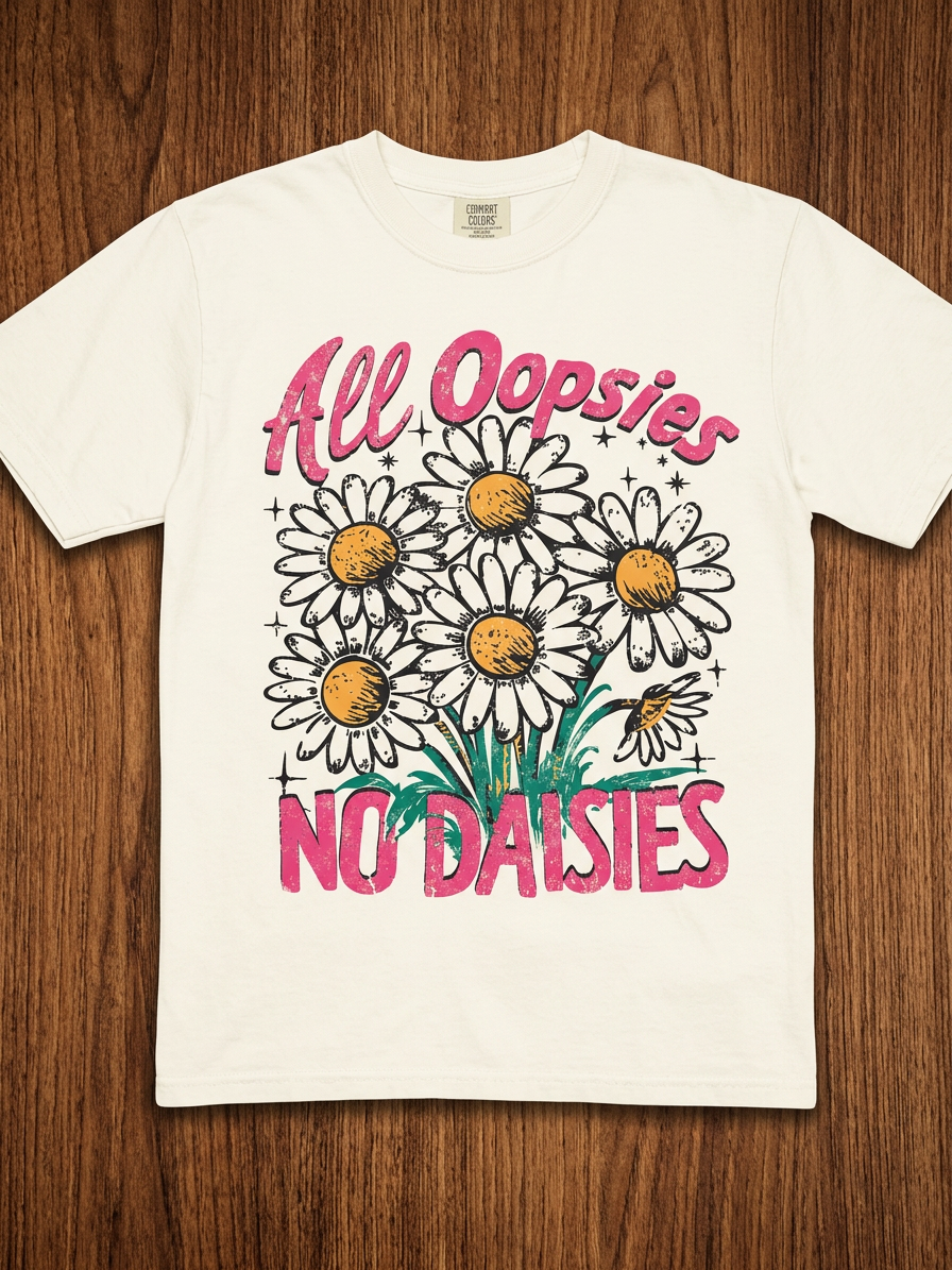 All Oopsies No Daisies Tee