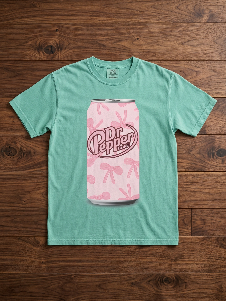 Dr Pepper Bow Tee