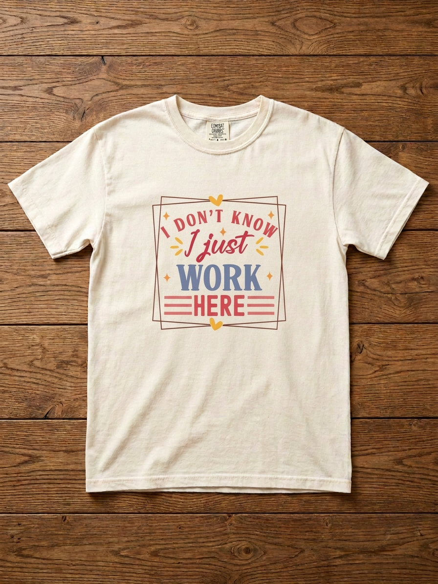 I Just Work Here Tee
