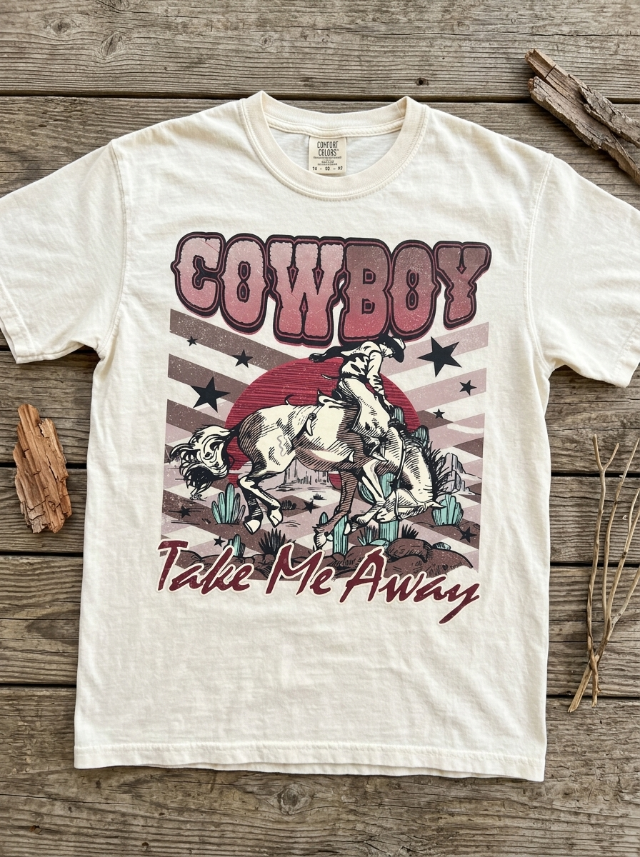 Cowboy Take Me Away Tee