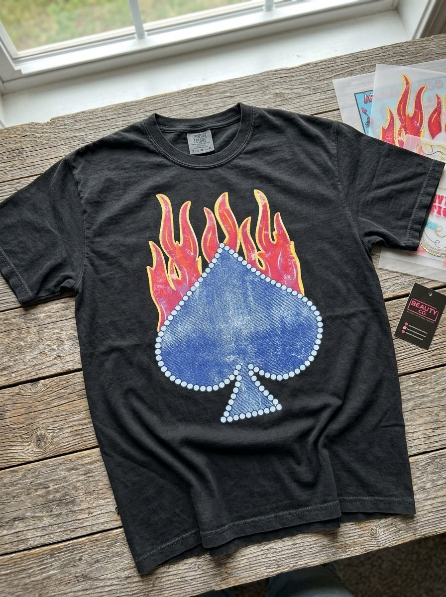 Spade on Fire Tee