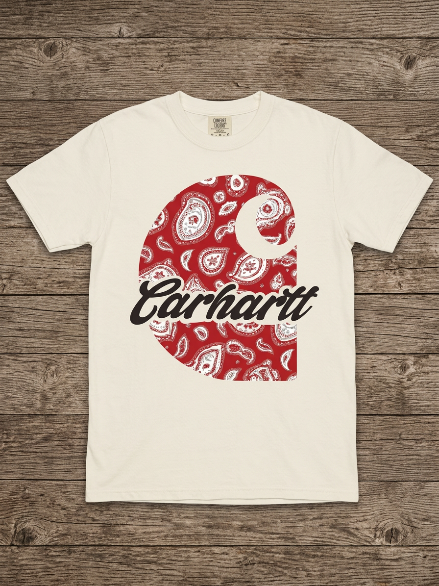 Red Bandana Carhartt Tee