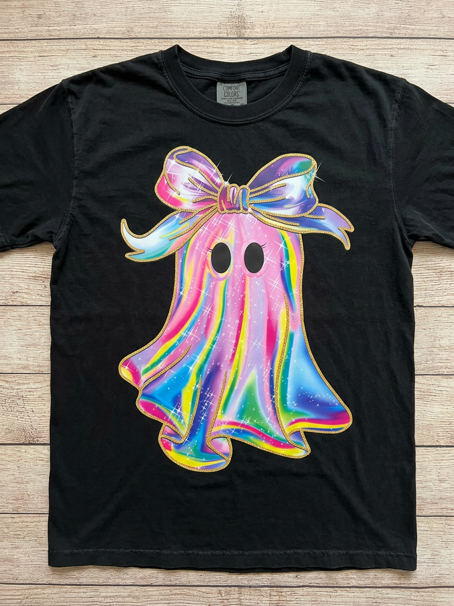 Boo With a Bow Tee